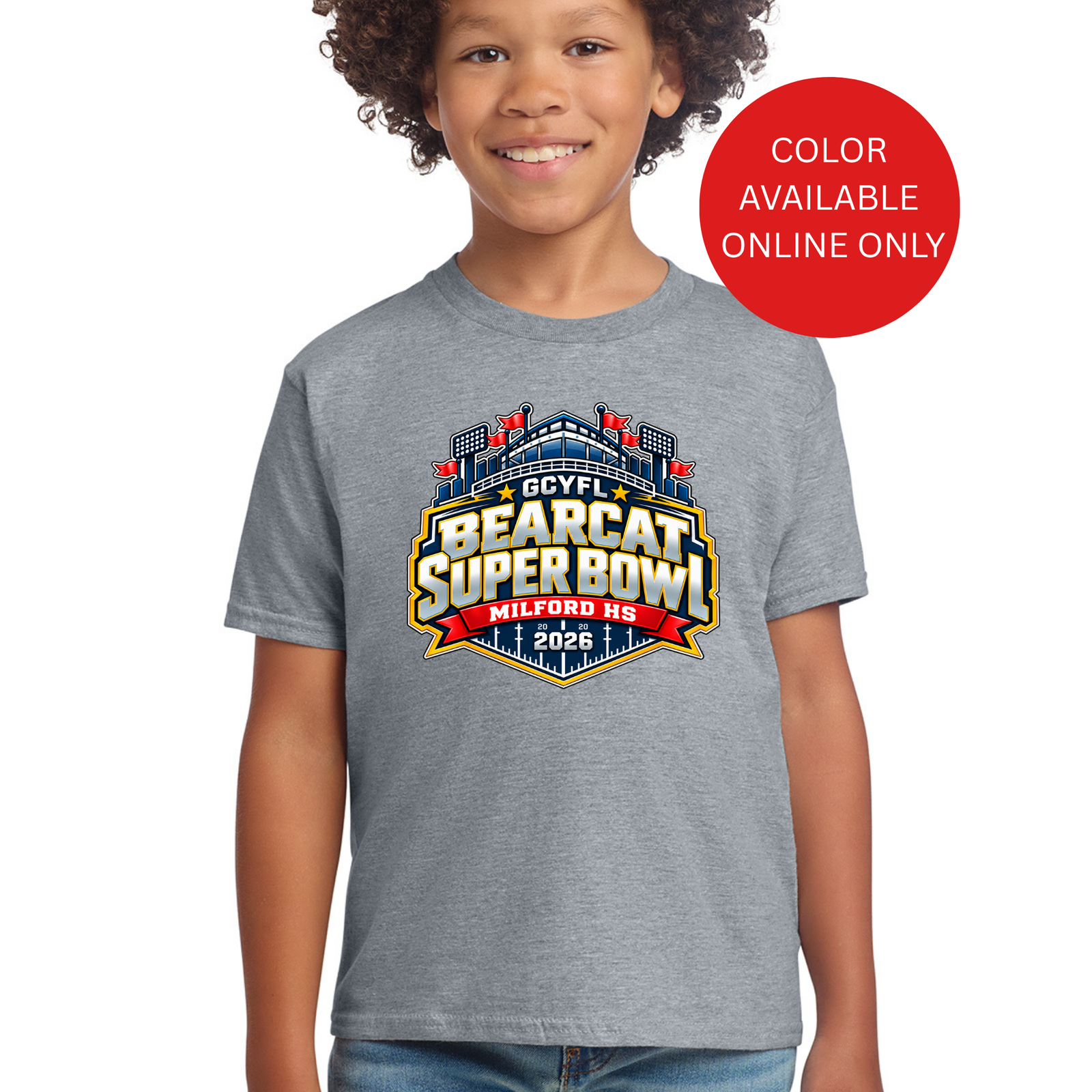 Official GCYFL Bearcat Super Bowl Youth Tshirt
