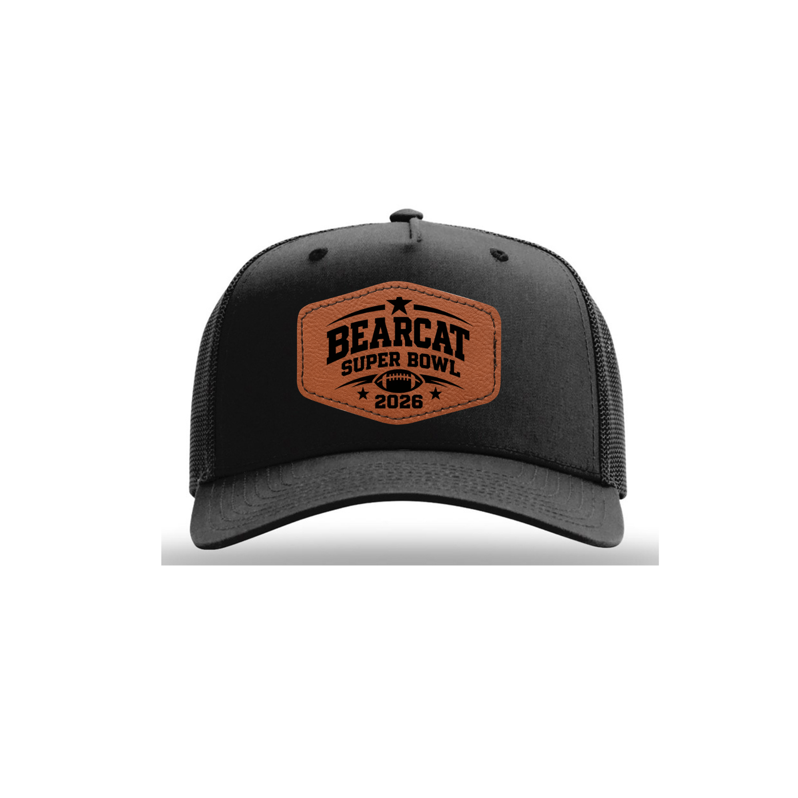 Official GCYFL Bearcat Superbowl Trucker leatherette patch Hat
