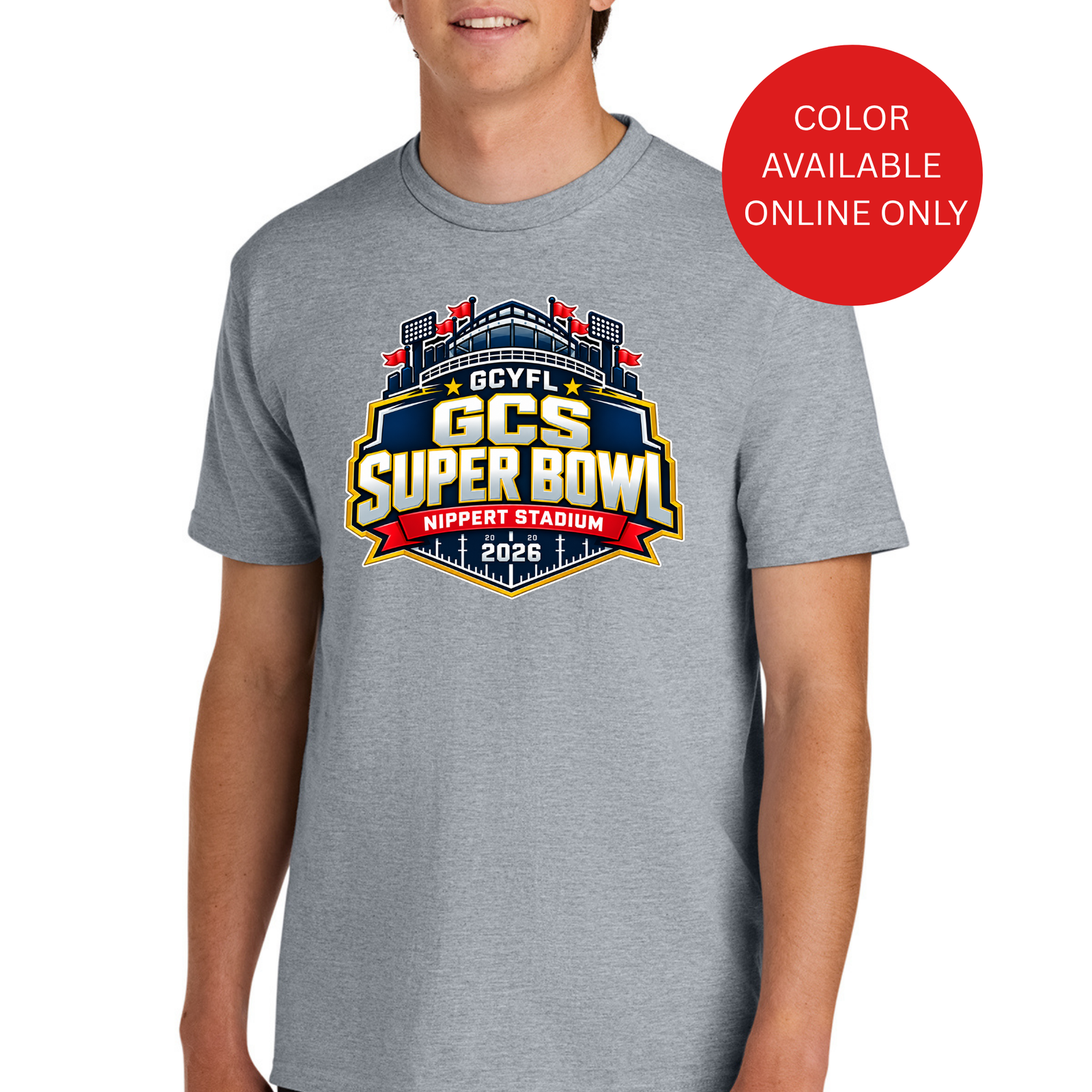 Official GCYFL GCS Super Bowl Adult Tshirt