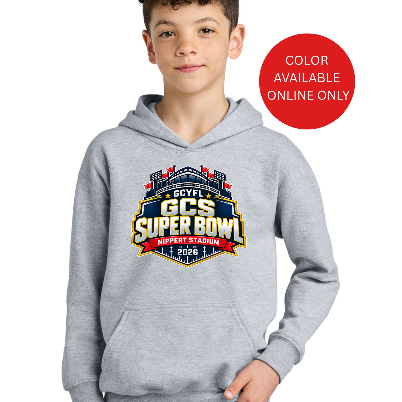 Official GCYFL GCS Super Bowl Youth Hoodie