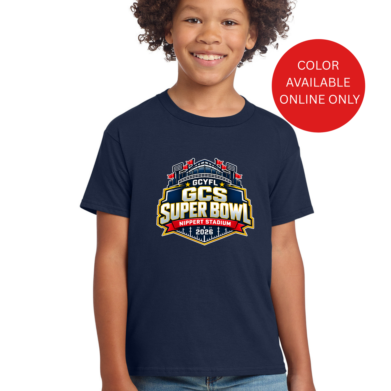 Official GCYFL GCS Super Bowl Youth Tshirt