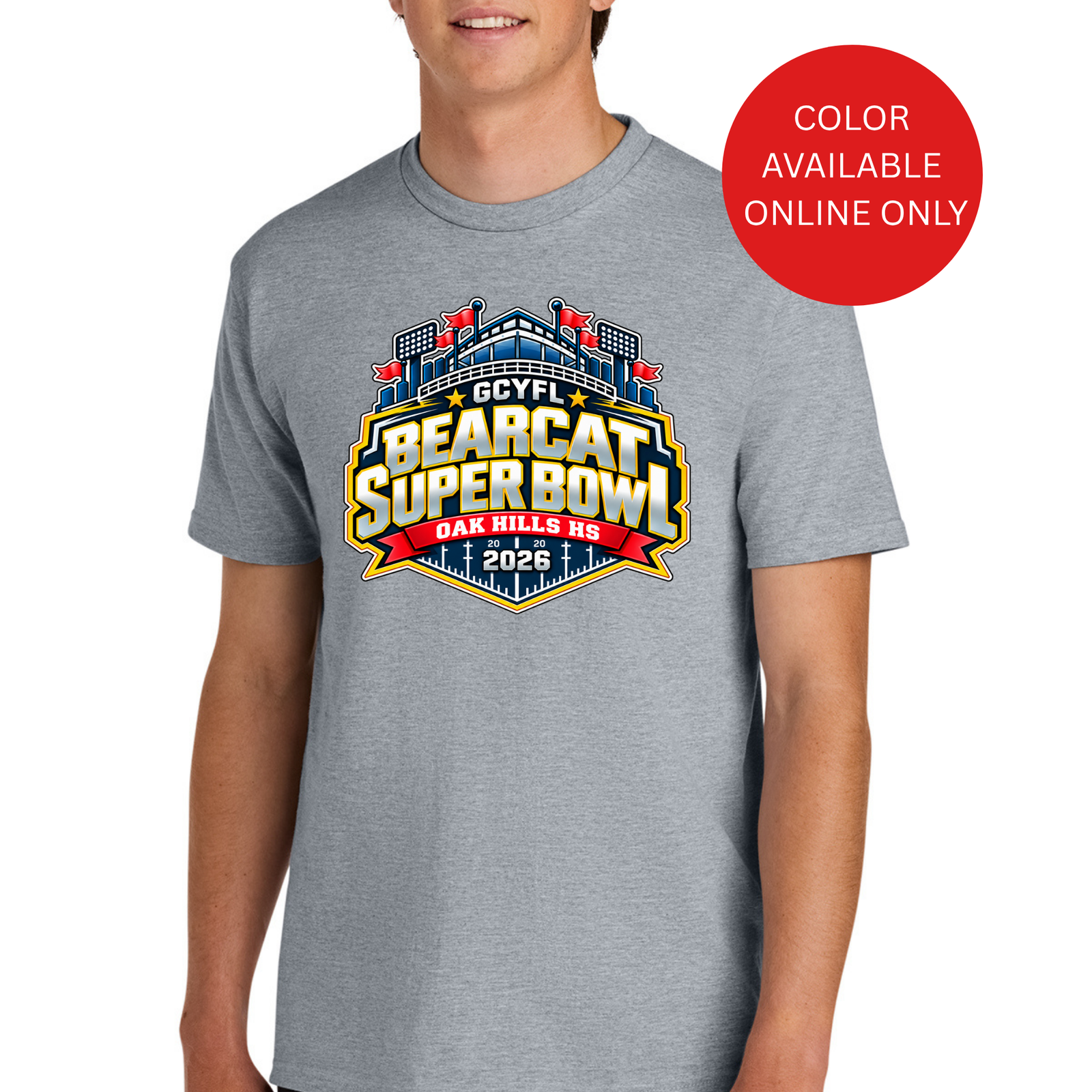 Official GCYFL Bearcat Super Bowl Adult Tshirt