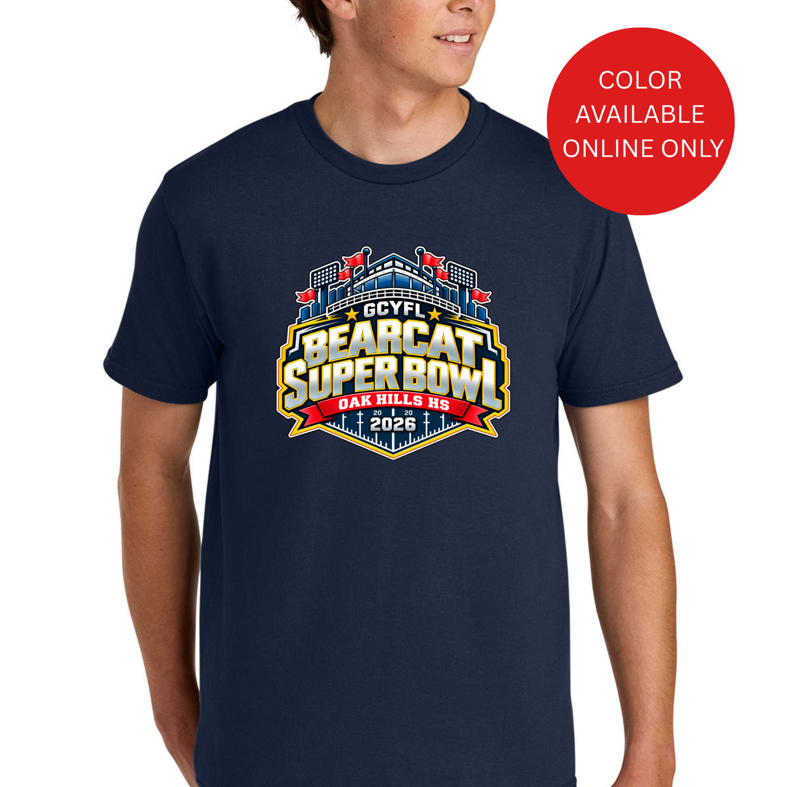 Official GCYFL Bearcat Super Bowl Adult Tshirt