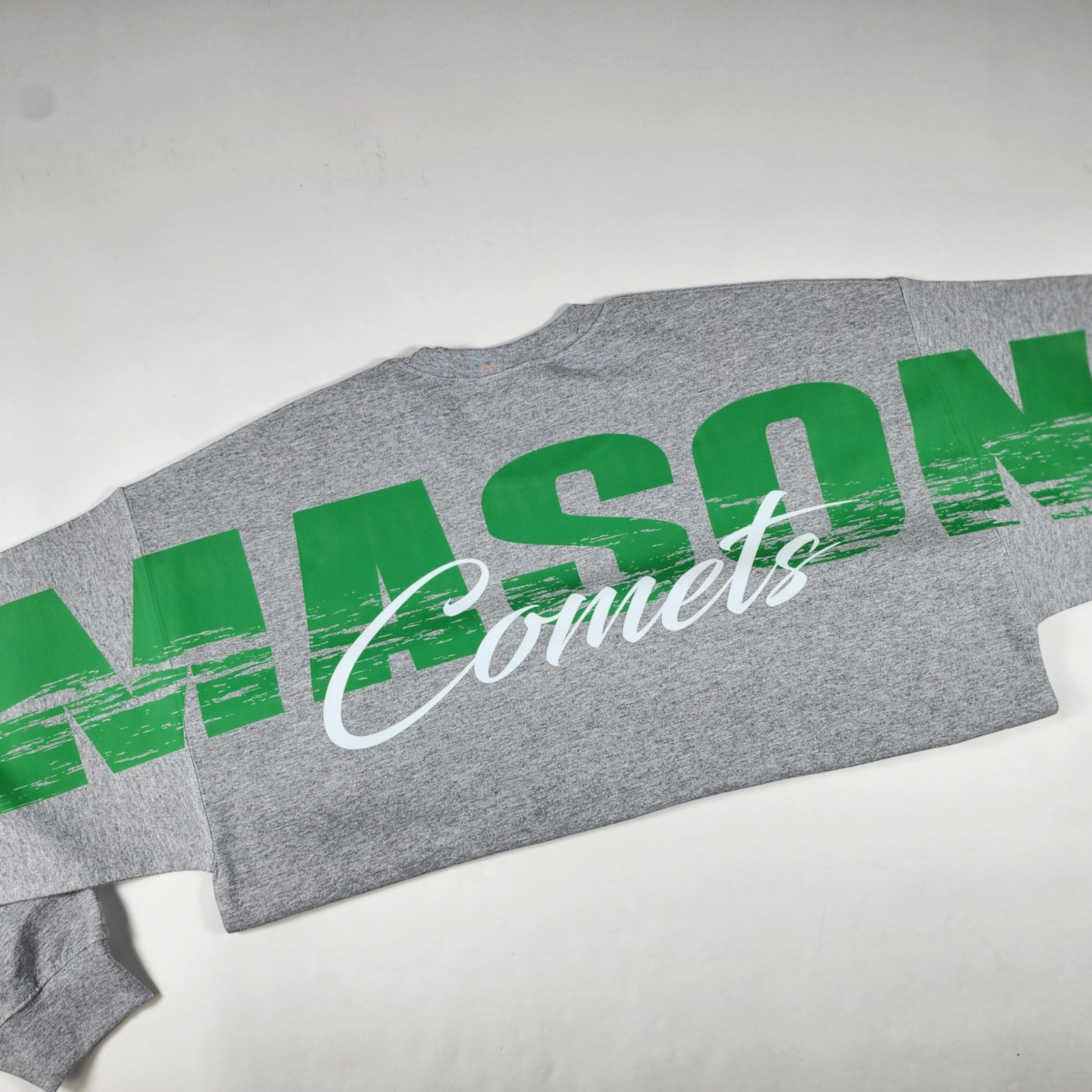 Custom School Spirit Sweatshirt | Personalized School Colors Big Back Spirit Wear