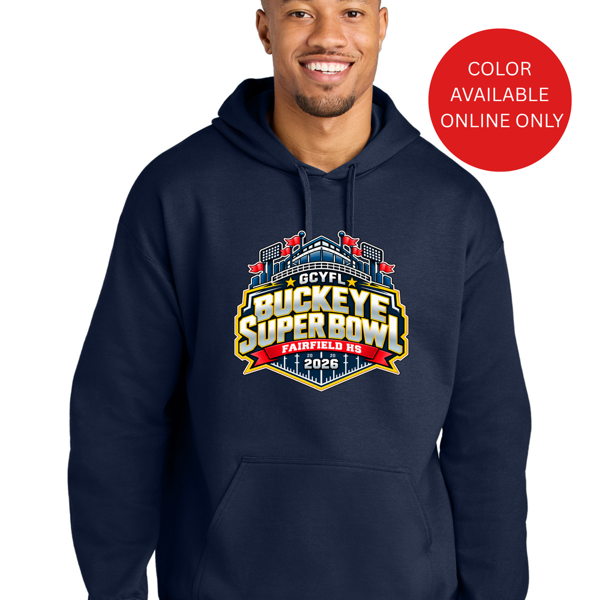 Official GCYFL Buckeye Super Bowl Adult Hoodie