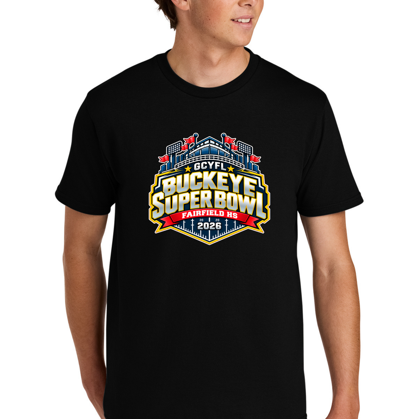 Official GCYFL Buckeye Super Bowl Adult Tshirt