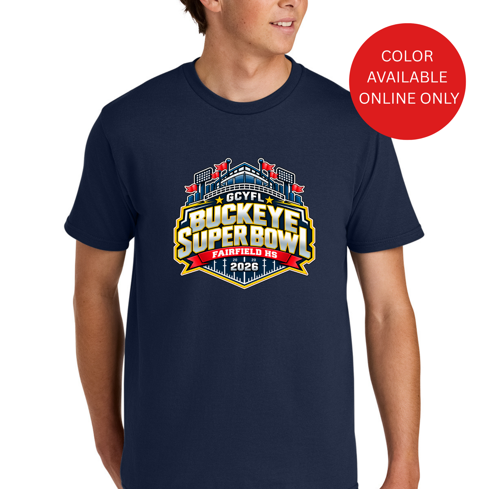 Official GCYFL Buckeye Super Bowl Adult Tshirt