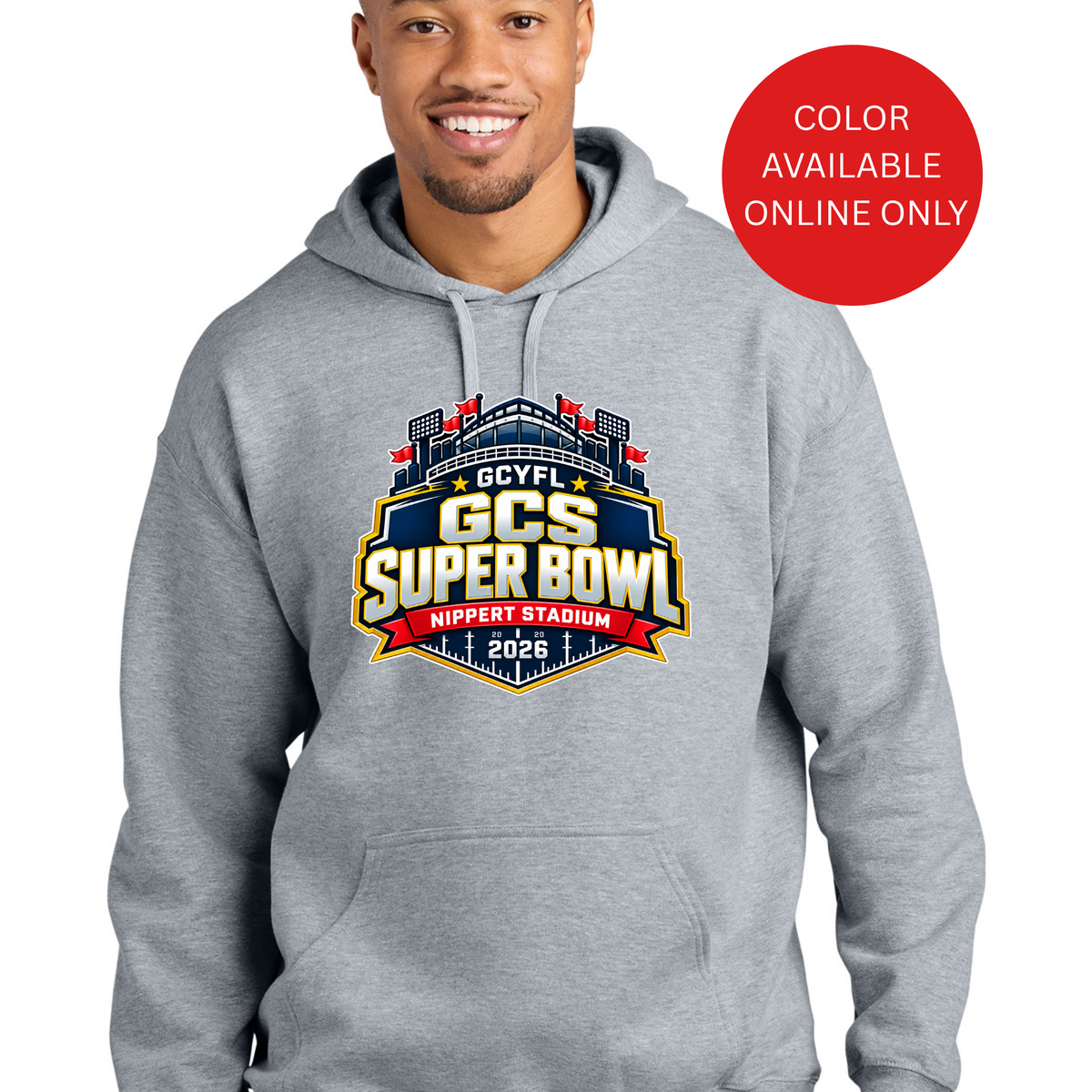 Official GCYFL GCS Super Bowl Adult Hoodie