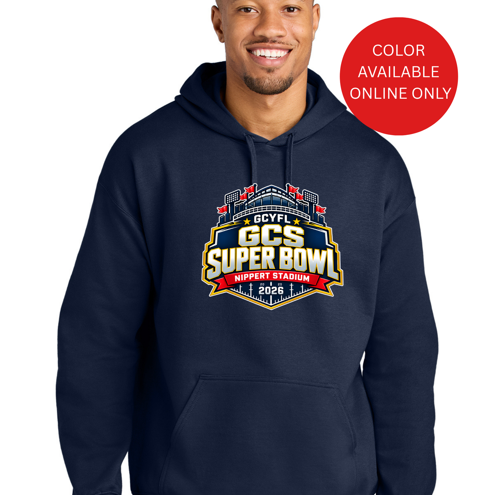 Official GCYFL GCS Super Bowl Adult Hoodie
