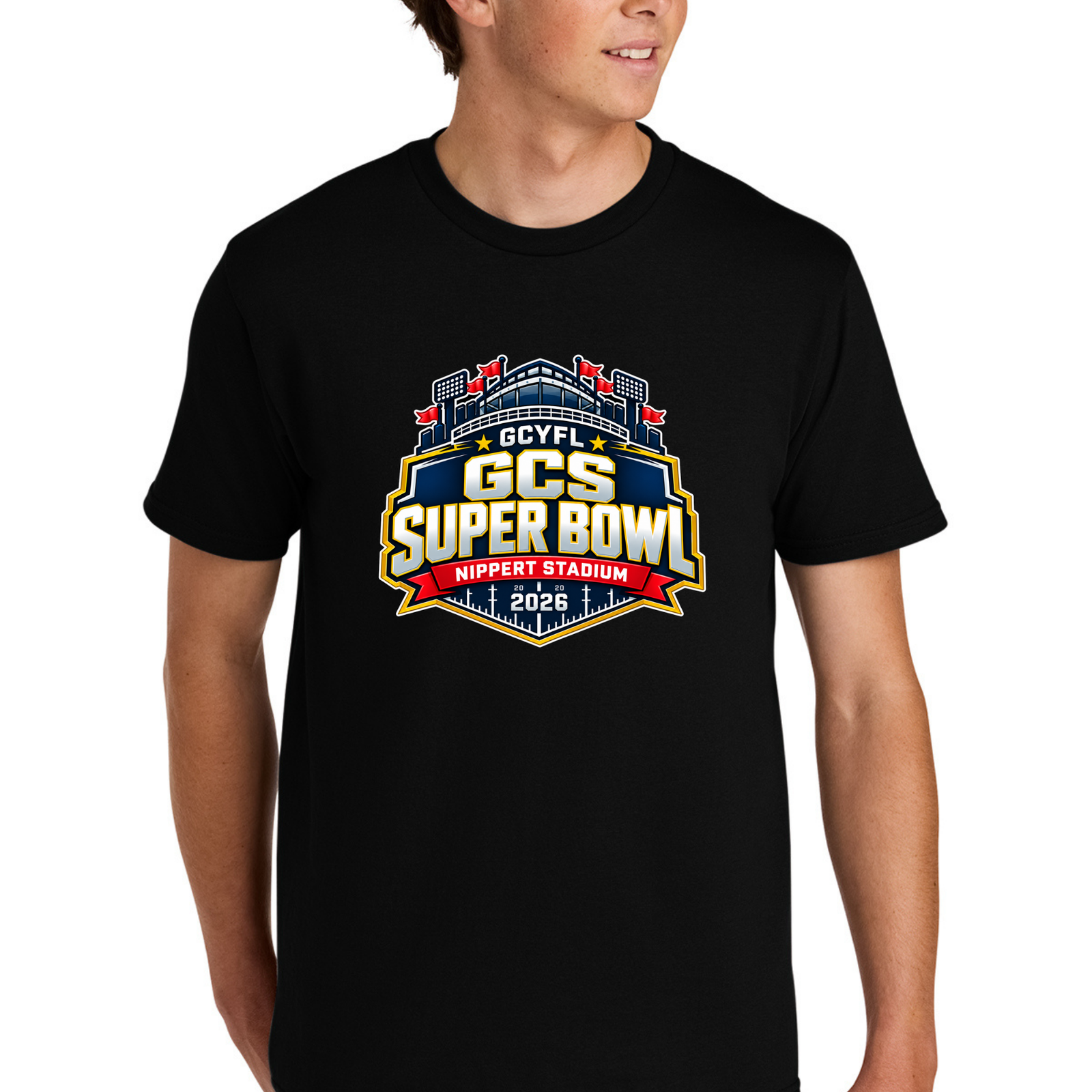 Official GCYFL GCS Super Bowl Adult Tshirt