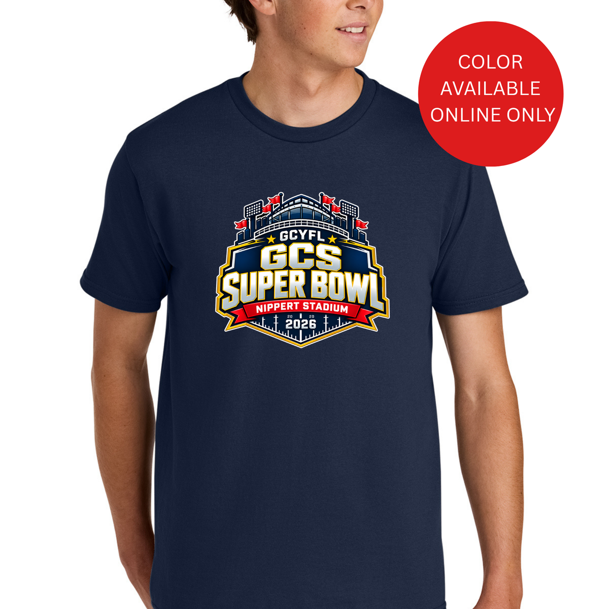 Official GCYFL GCS Super Bowl Adult Tshirt