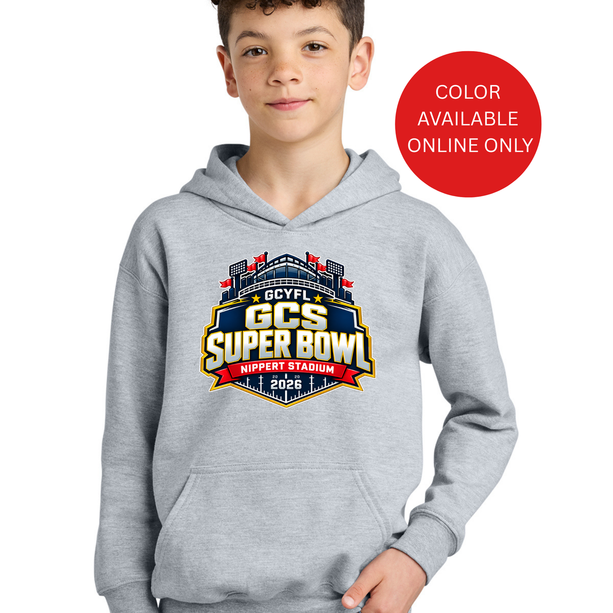 Official GCYFL GCS Super Bowl Youth Hoodie