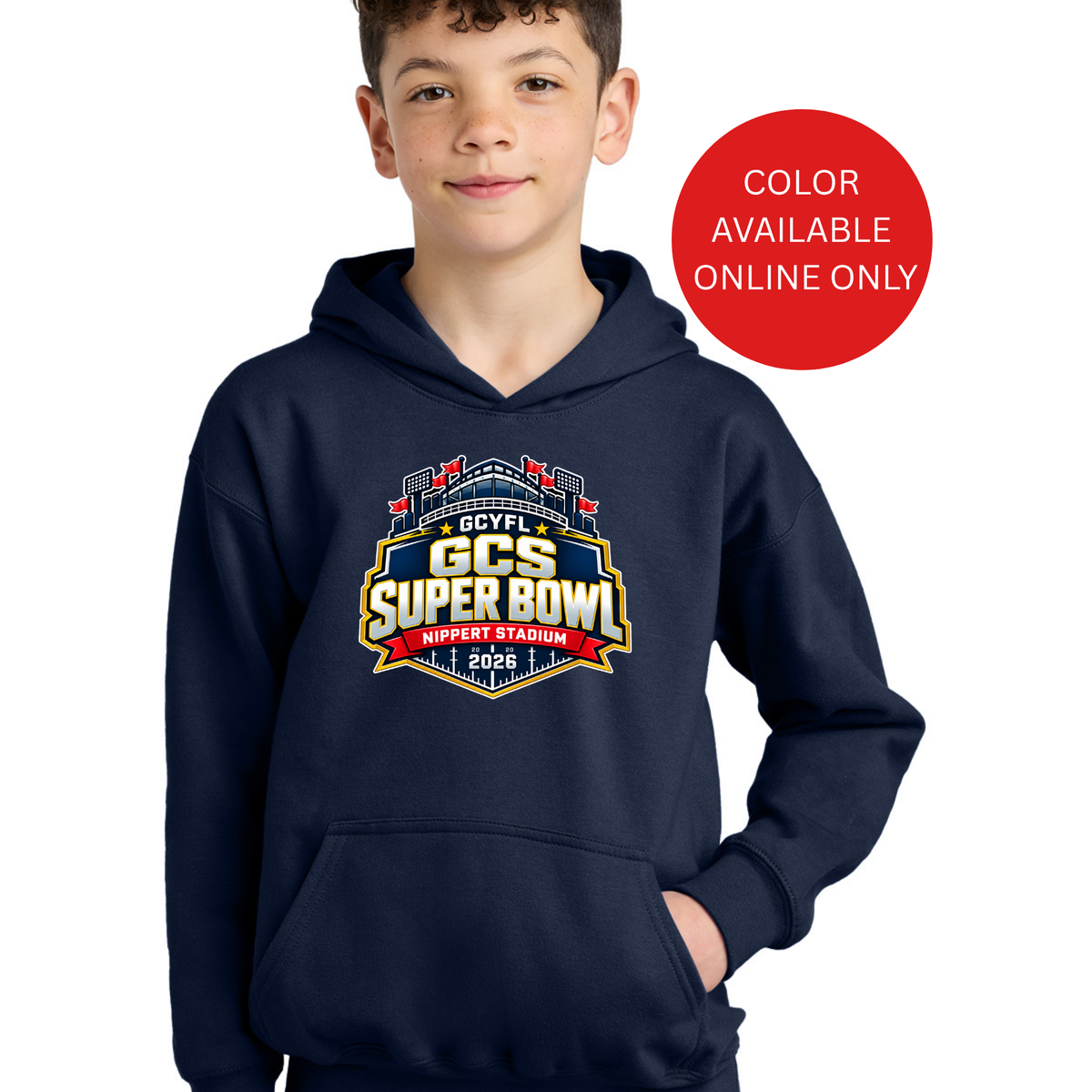 Official GCYFL GCS Super Bowl Youth Hoodie