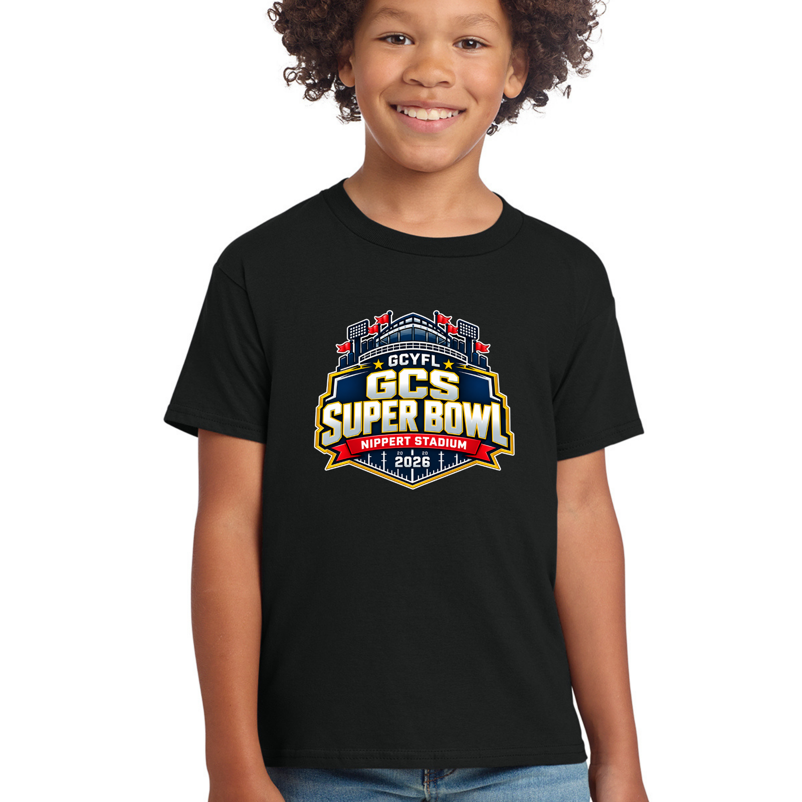 Official GCYFL GCS Super Bowl Youth Tshirt