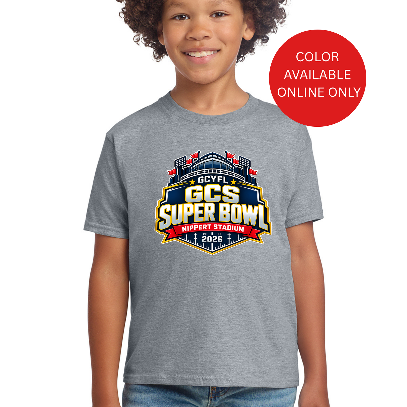 Official GCYFL GCS Super Bowl Youth Tshirt