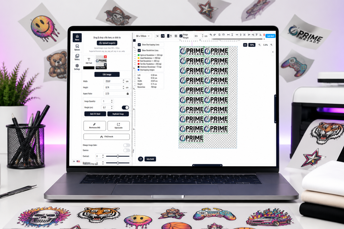 Sublimation Gang Sheet Builder