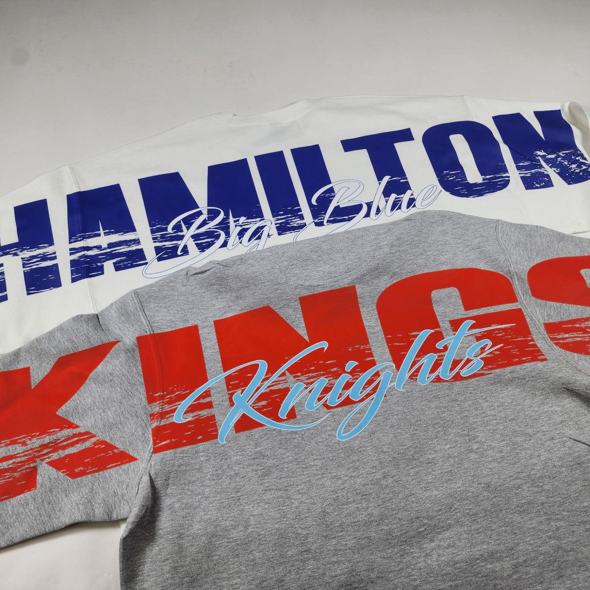 Custom School Spirit Sweatshirt | Personalized School Colors Big Back Spirit Wear
