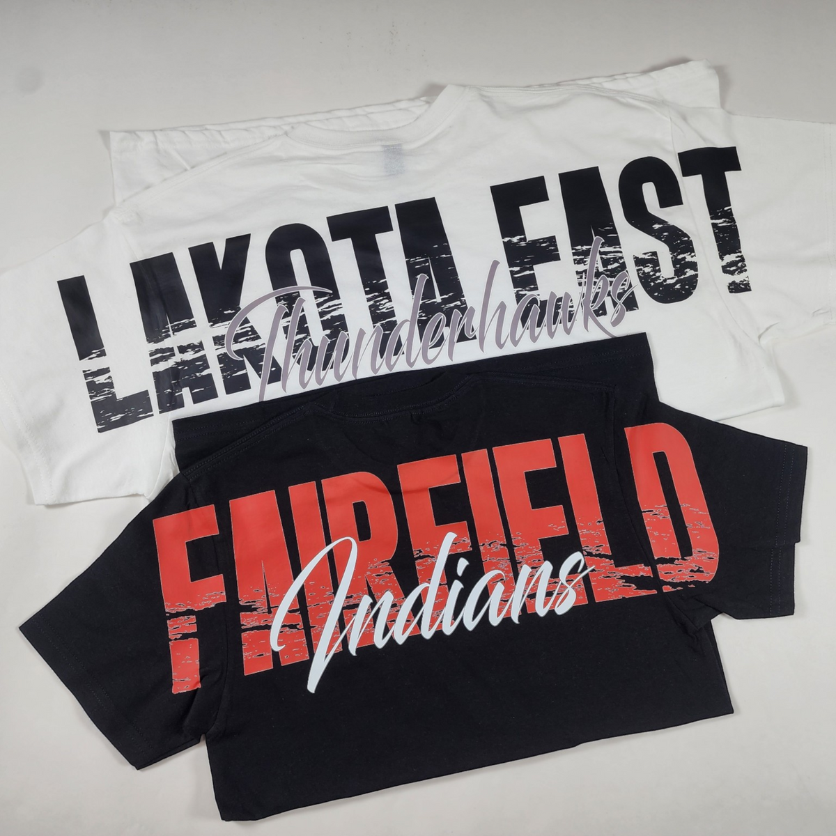 Custom School Spirit Tshirt | Personalized School Colors Big Back Spirit Wear