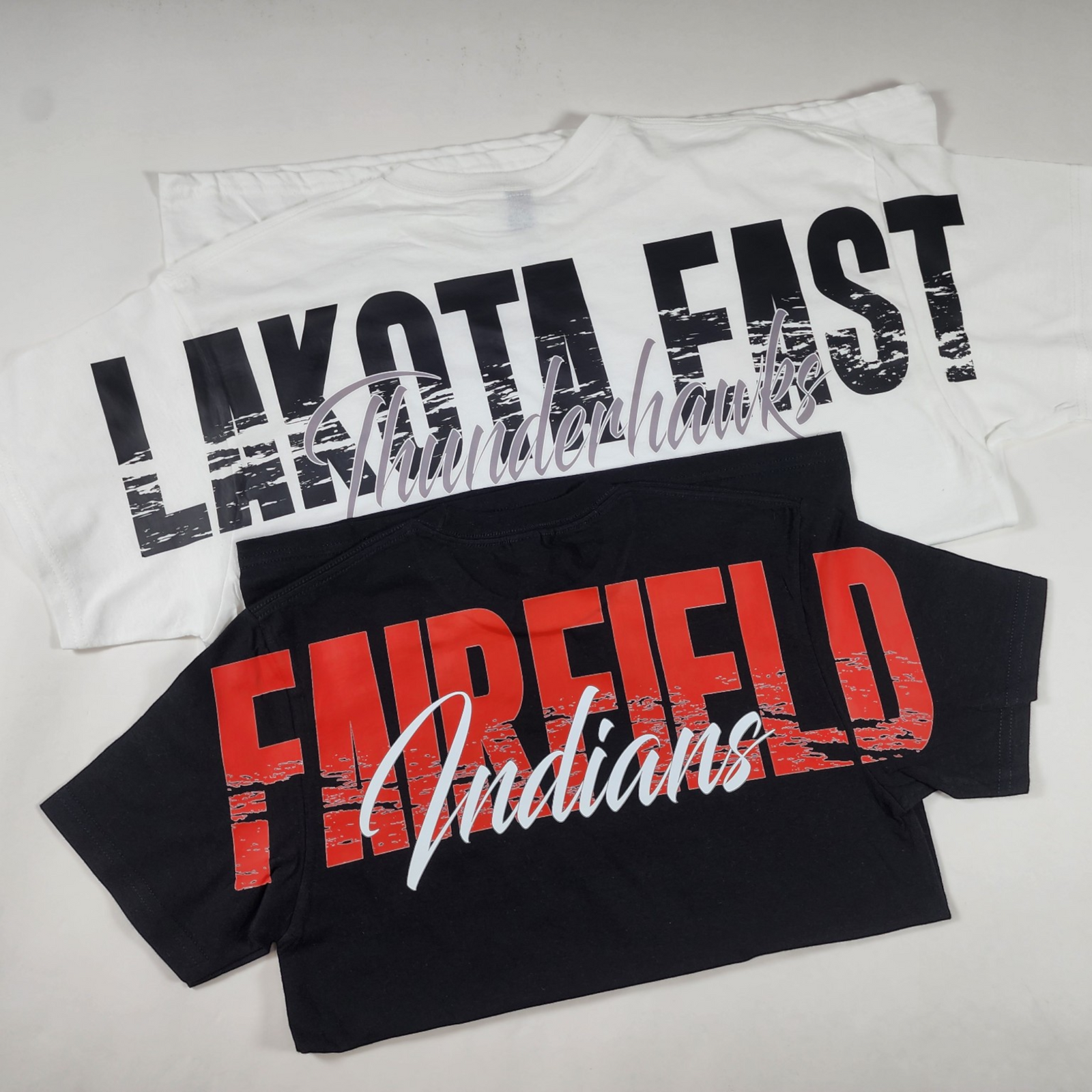Custom School Spirit Tshirt | Personalized School Colors Big Back Spirit Wear