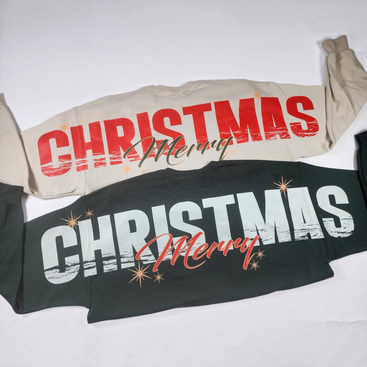Merry Christmas Big back design sweatshirt