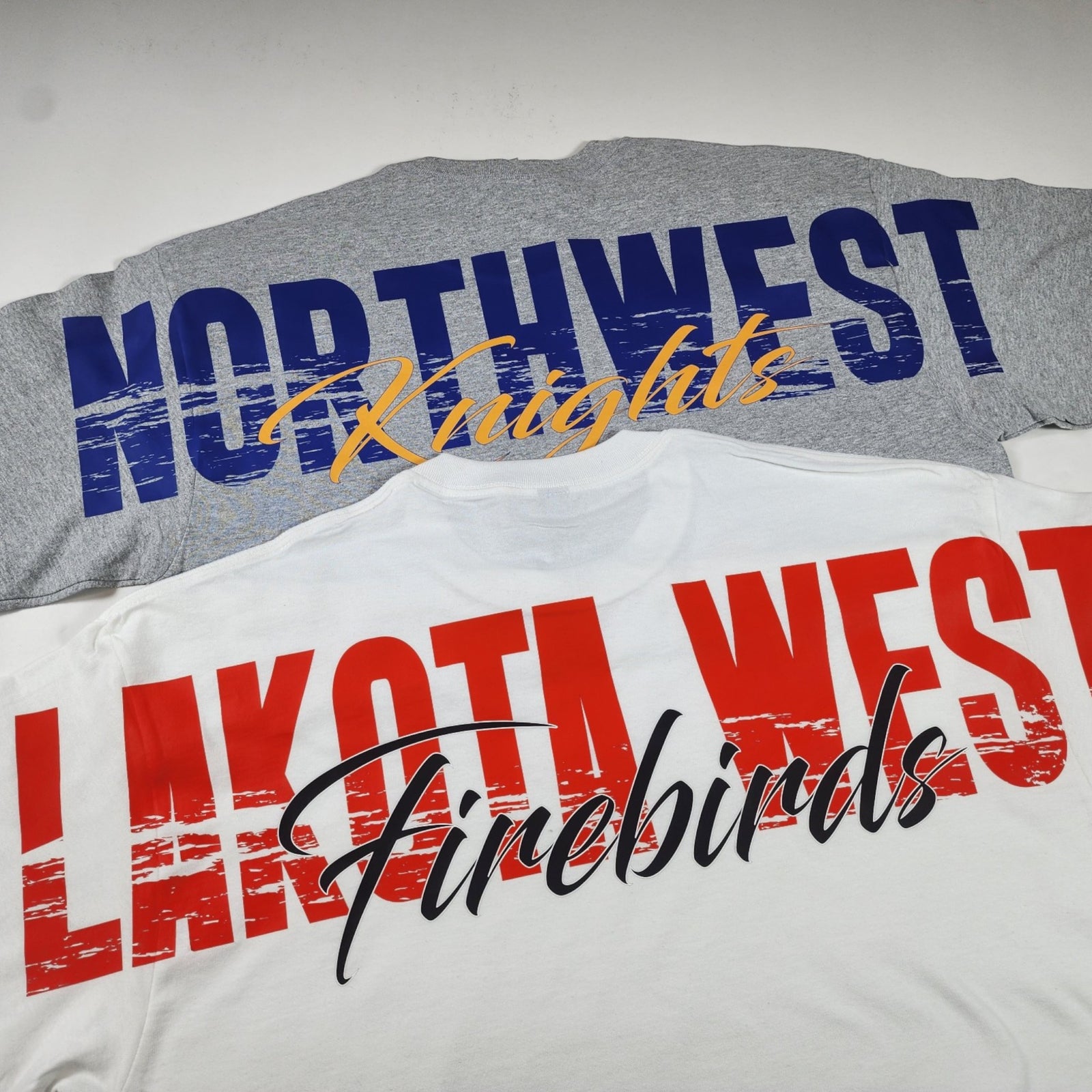 Custom School Spirit Tshirt | Personalized School Colors Big Back Spirit Wear